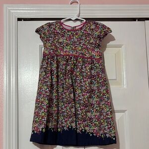 Floral Kids Dress - Multicolor